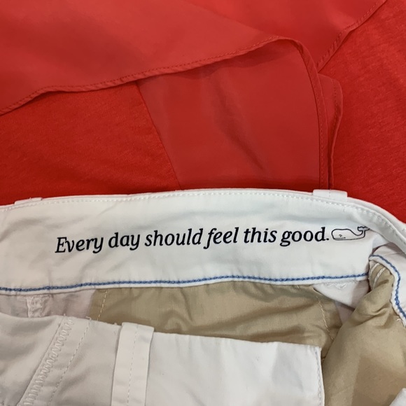 Vineyard Vines 5" Every Day Shorts, White - Picture 5 of 6
